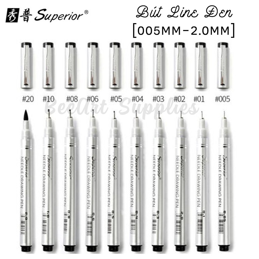 Bút line đi nét SUPERIOR kháng nước