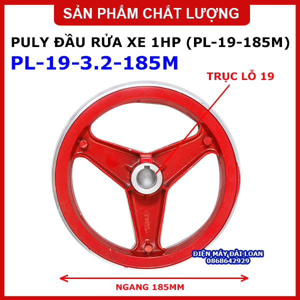 PULY MÁY RỬA XE ĐẦU RỜI CHẠY DÂY CUROA