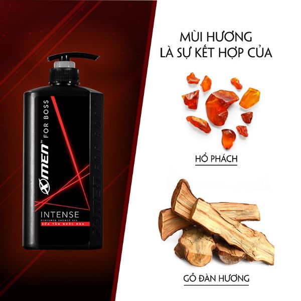 Sữa Tắm X Men For Boss Intense 650g