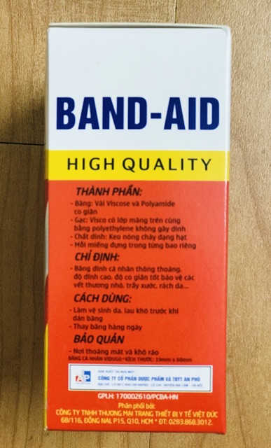 Băng keo cá nhân VIDUGO Đỏ