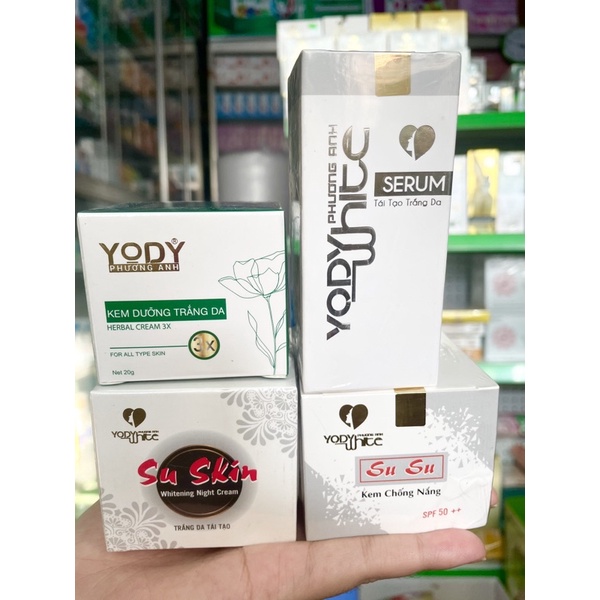 Combo dưỡng da trắng sáng giành cho da thường, da khô, da không đều màu