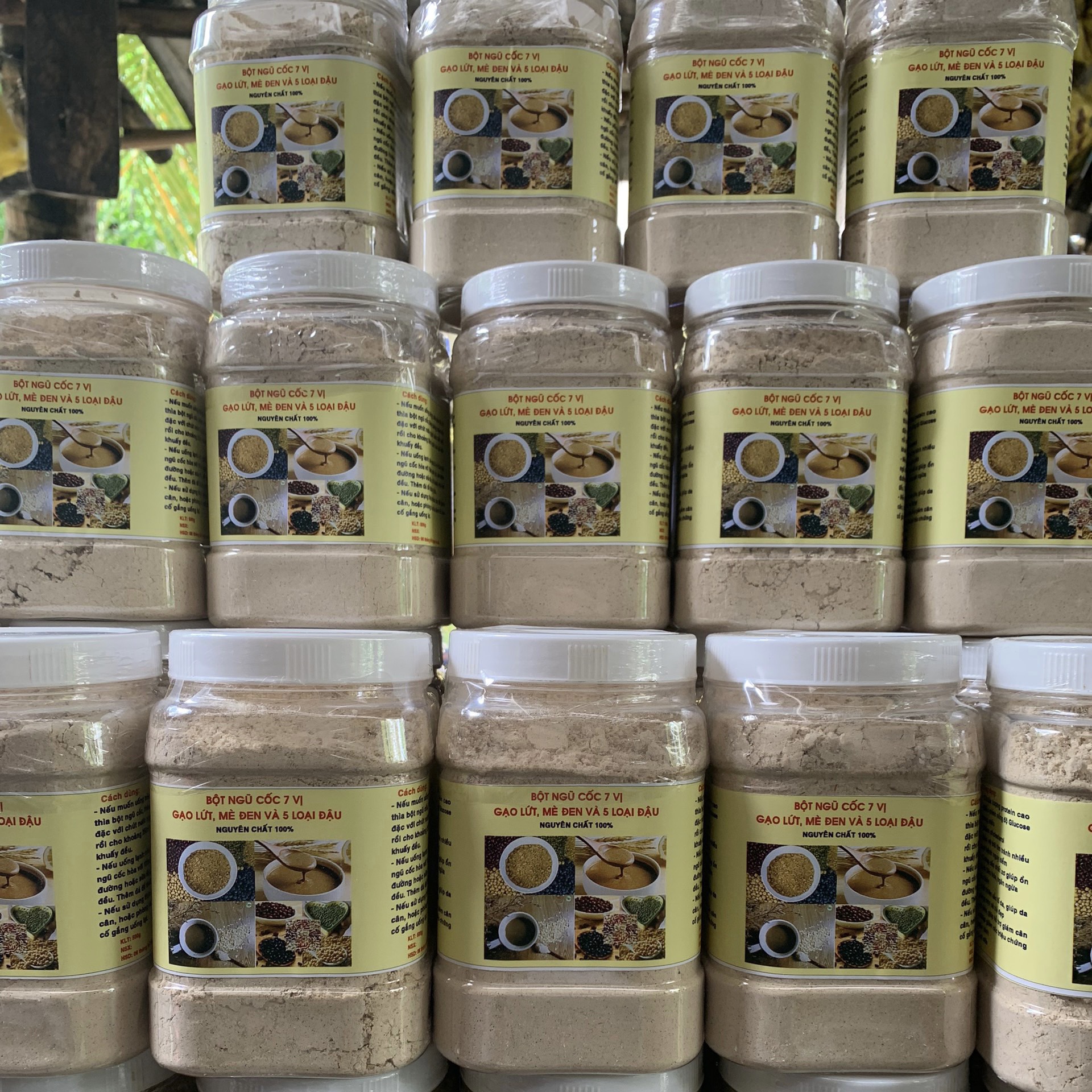Bột ngũ cốc 7 vị nguyên chất-hủ 500gr