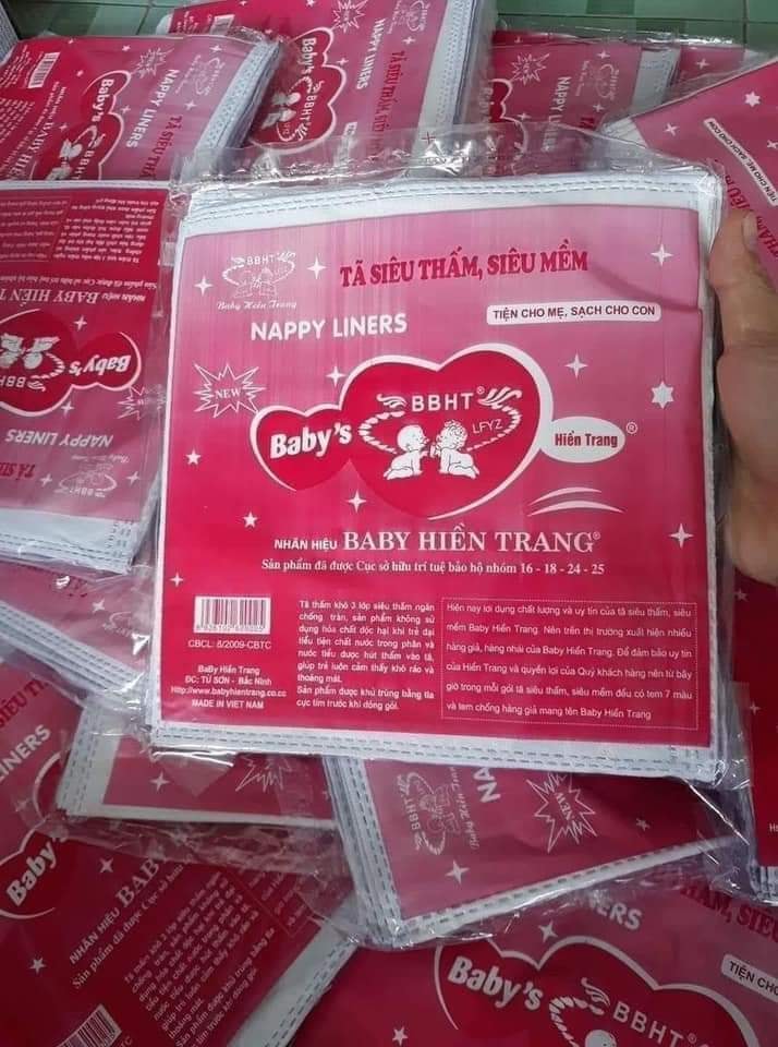 Giấy lót phân su, Miếng lót chống thấm cho trẻ sơ sinh