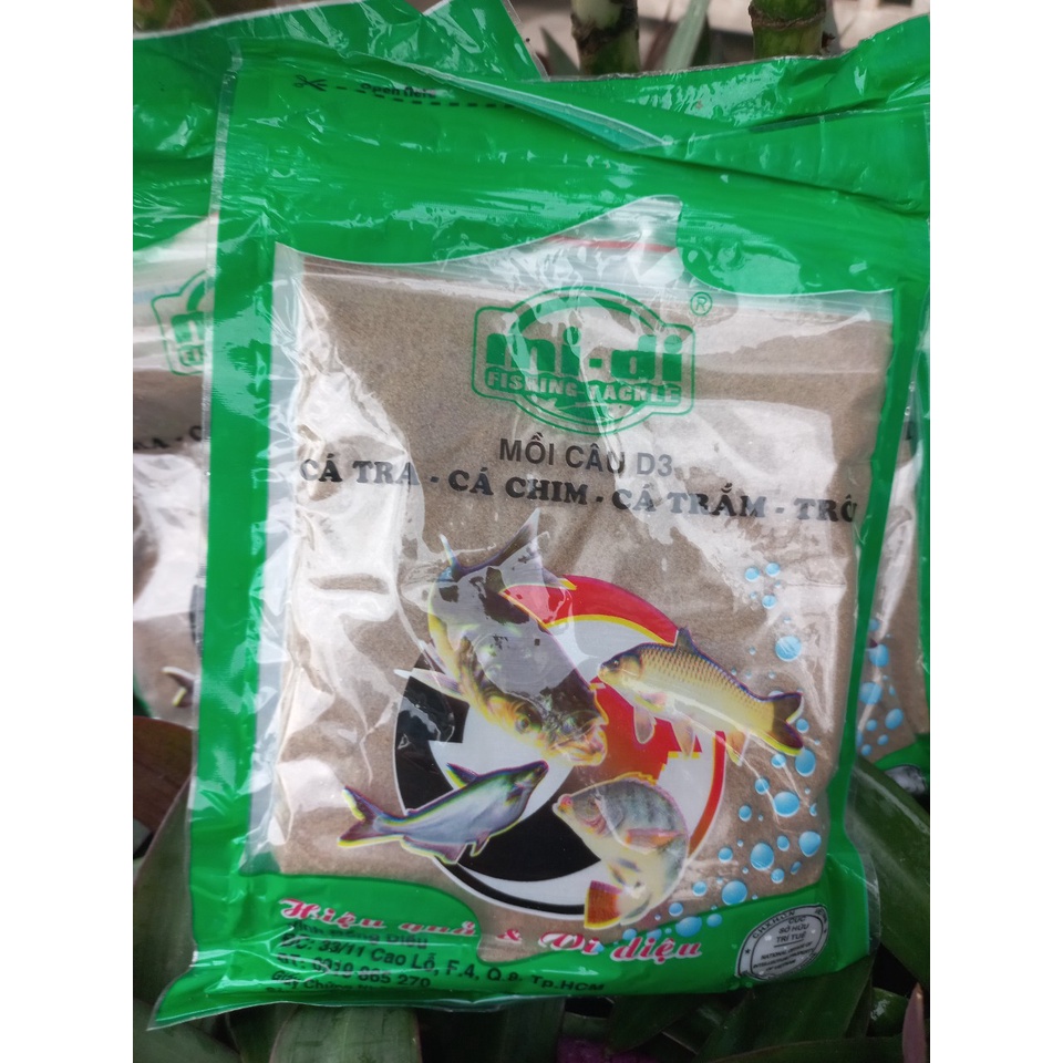 Mồi cám câu cá d1 - d2 - d3 loại 200gr