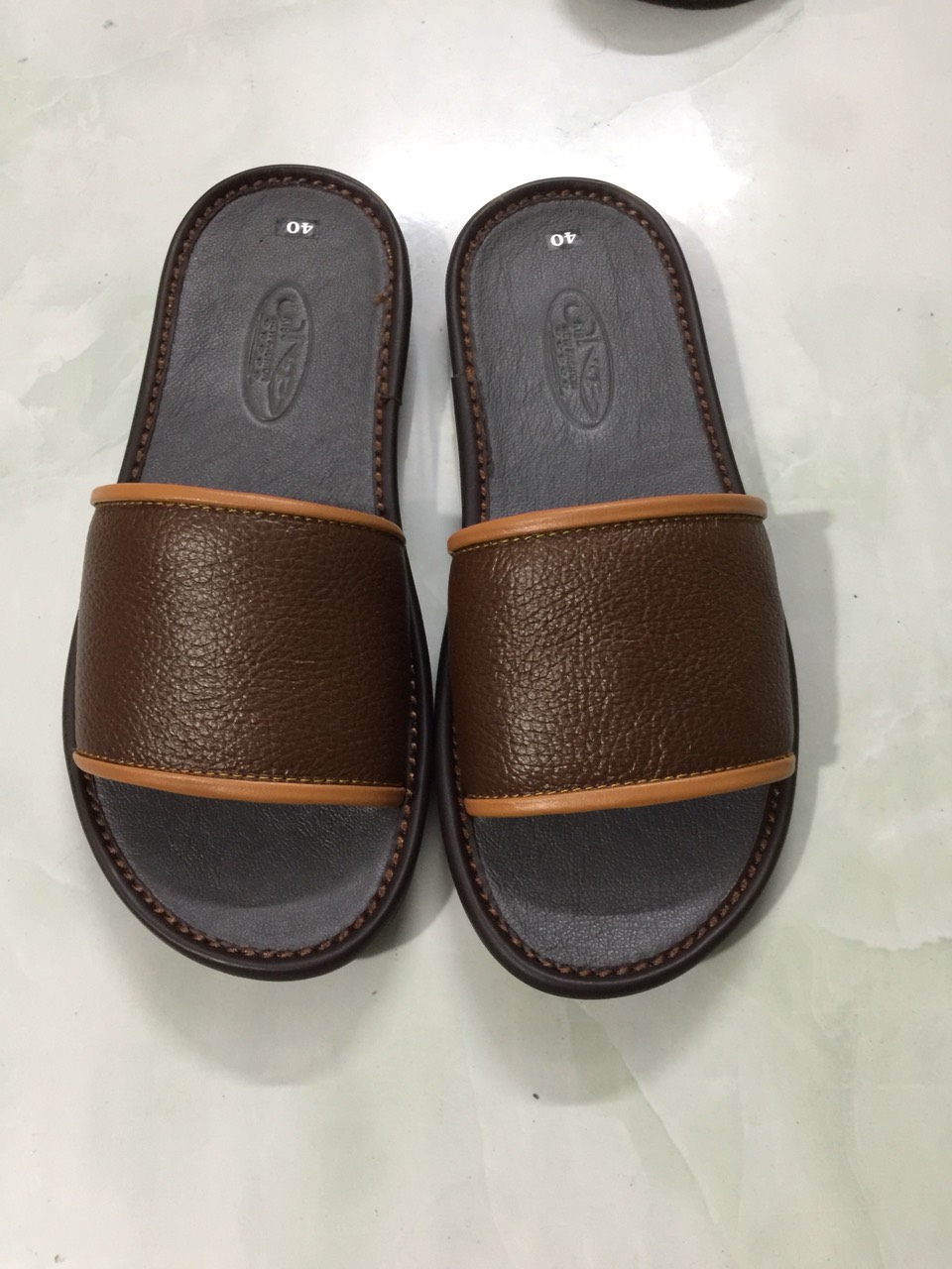 dép nam cao cấp da bò thật 100%