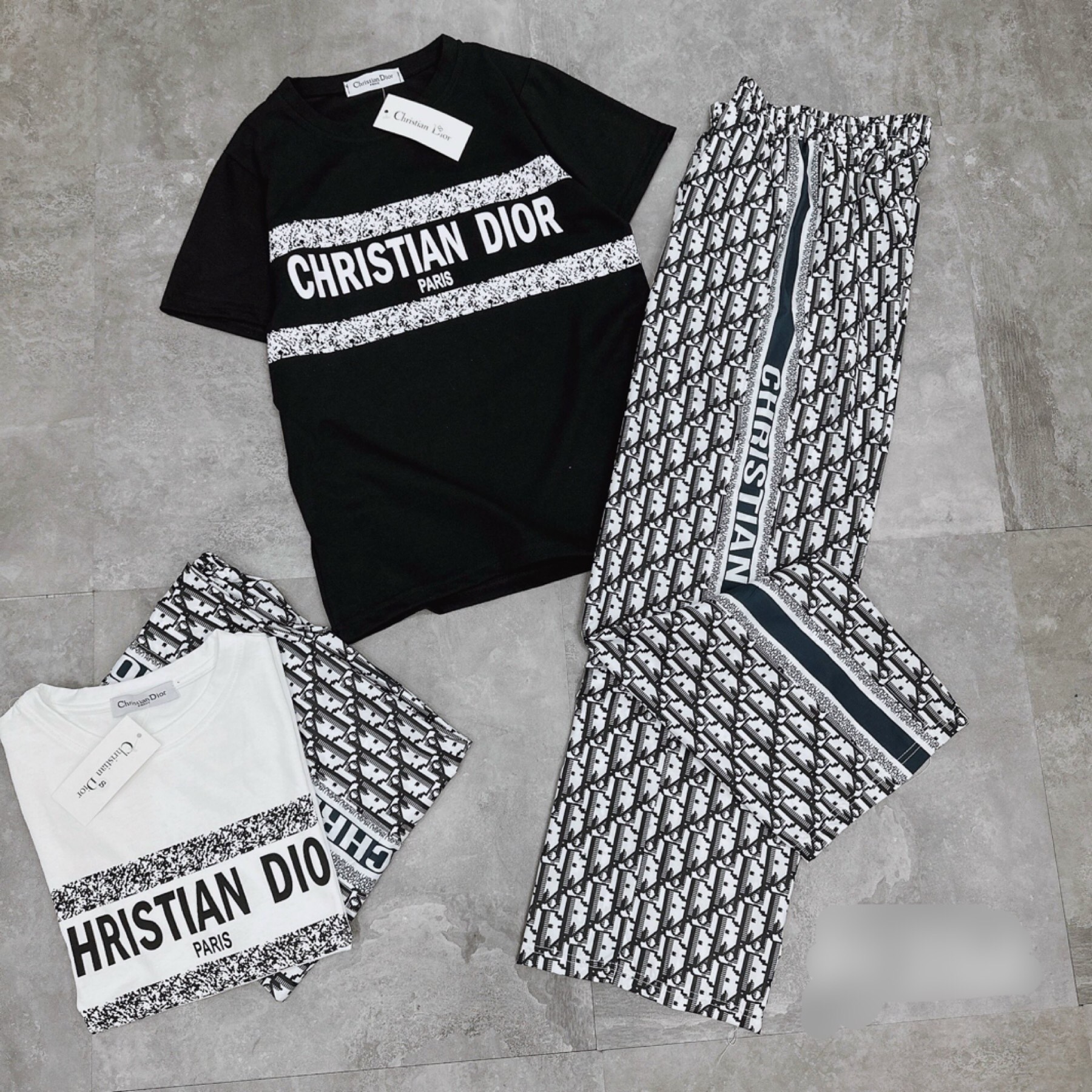 ❗❗Set bộ áo cotton + quần lụa