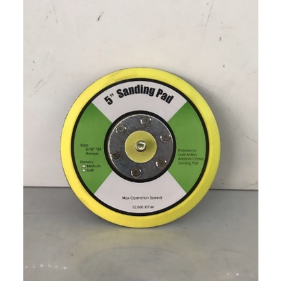 Đế máy chà nhám hơi tròn 5 inch ( trơn / gai )