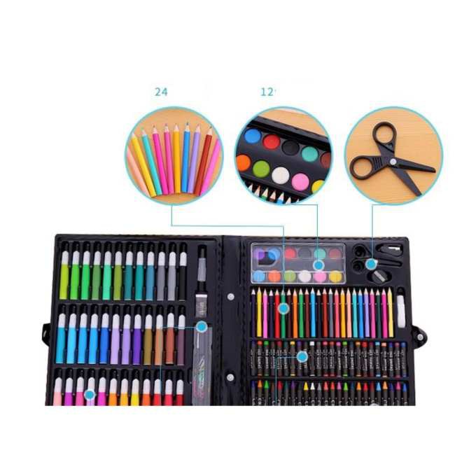 bộ bút mầu 150 chi tiết