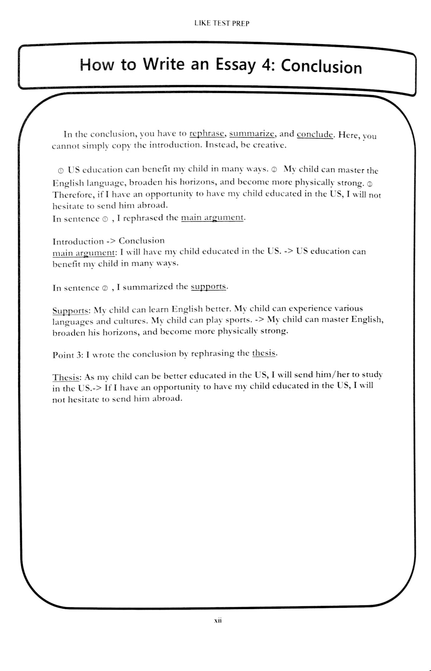 Fahasa - Like Test Prep 240 Writing Topics With Sample Essays - Vol. 2 (Topics 121 - 240)
