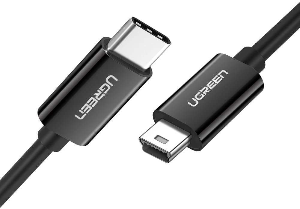 Ugreen 50445 1m màu đen cáp usb type c ra mini usb us242 50445