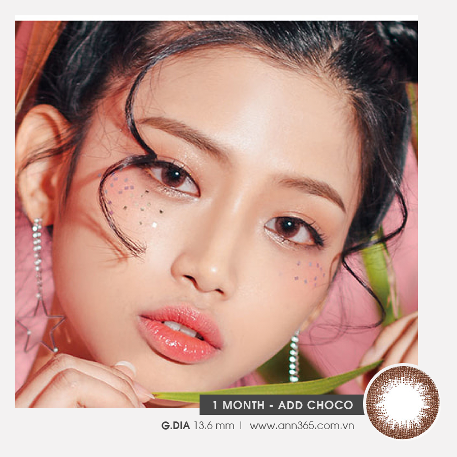 [𝗠𝗼𝗻𝘁𝗵𝗹𝘆 𝗹𝗲𝗻𝘀] Kính Áp Tròng Y Khoa 1 Tháng ANN365 Hàn Quốc Màu Nâu Sữa Add Choco Tự Nhiên Để Đi Học, Đi Làm