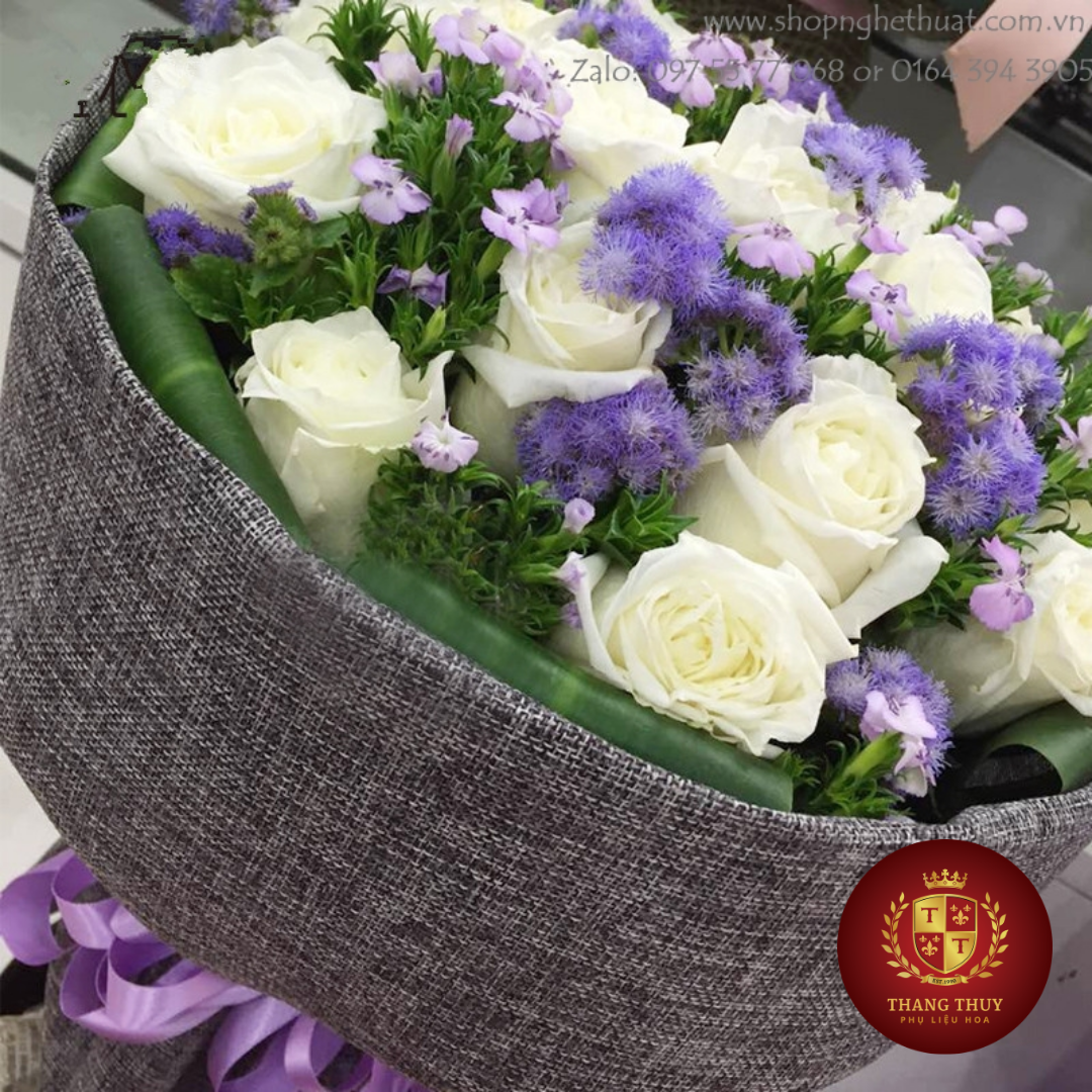 Giấy gói hoa lưới thô đũi