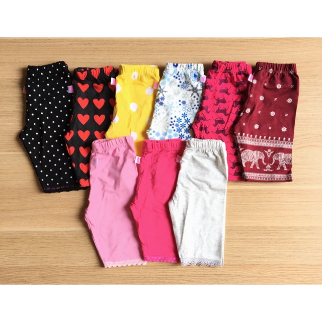 [HCM]Quần Thun Lửng Ôm Bé Gái 8-25Kg