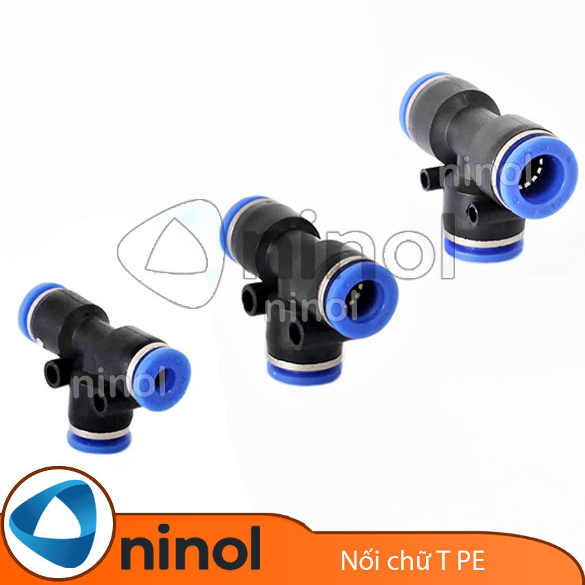 Nối khí nén chữ T PE