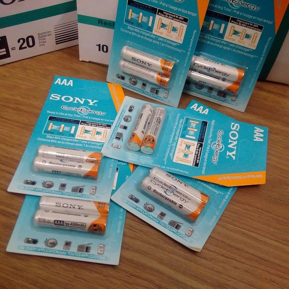 [HCM]PIN SẠC SONY AAA NHỎ - 1 VỈ 2 VIÊN