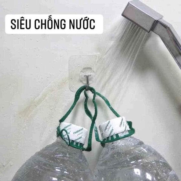 Combo 5 Móc Dán Trong Suốt Siêu Chắc