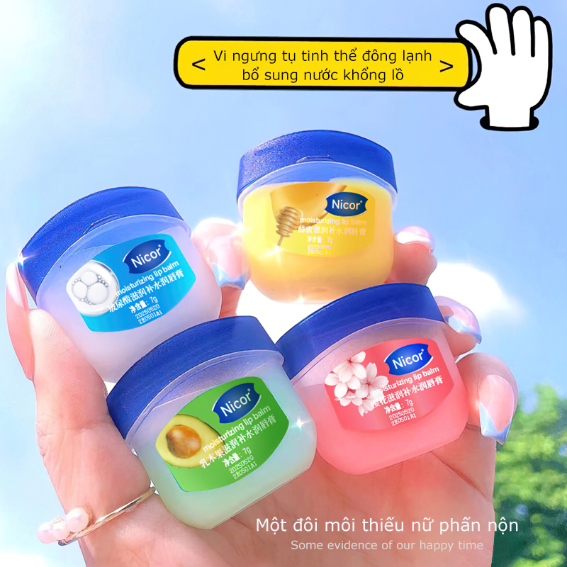 Bộ 4 son dưỡng môi dưỡng ẩm chăm sóc môi Vaseline Y