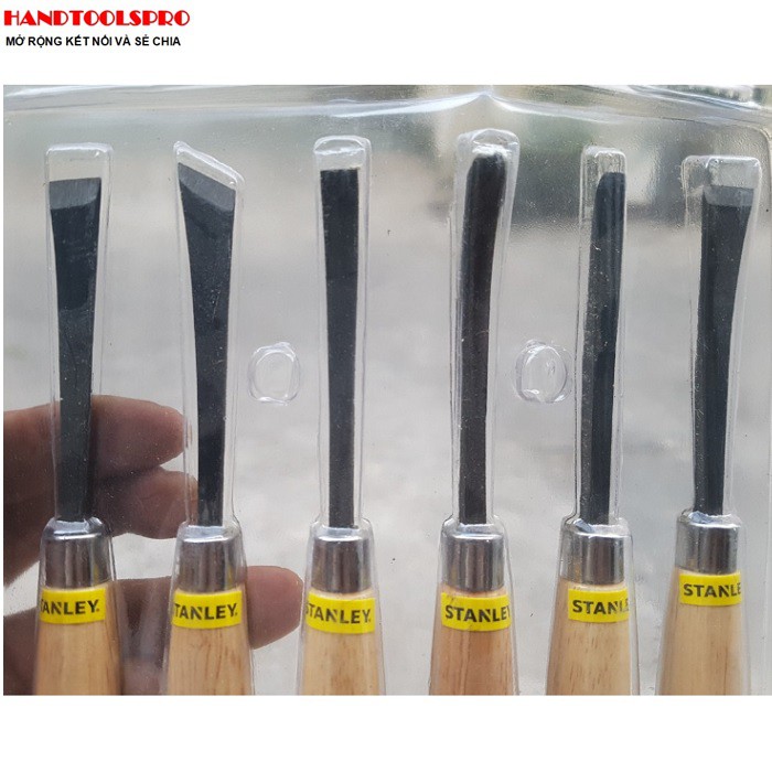 Bộ mũi đục gỗ 6 cây Stanley STHT16120-8