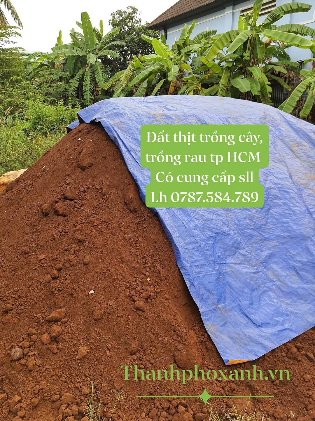 5kg Đất thịt bazan, đất trồng rau, hoa hồng, dưa lưới...