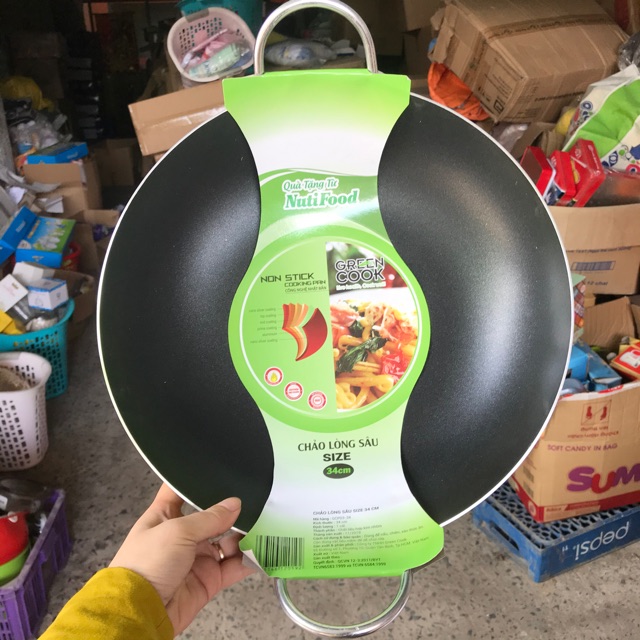 Chảo chống dính 34cm - Quà tặng Nutifood