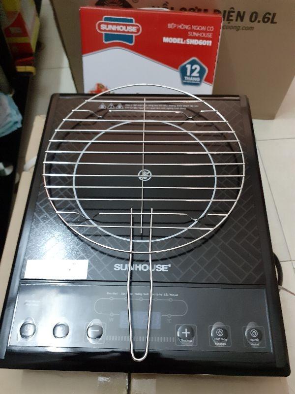 BẾP HỒNG NGOẠI SUNHOUSE SHD6011 CÓ TẶNG VỈ NƯỚNG GIẢM 75K