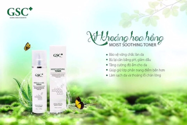 Xịt khoáng cấp ẩm cân bằng da GSC+