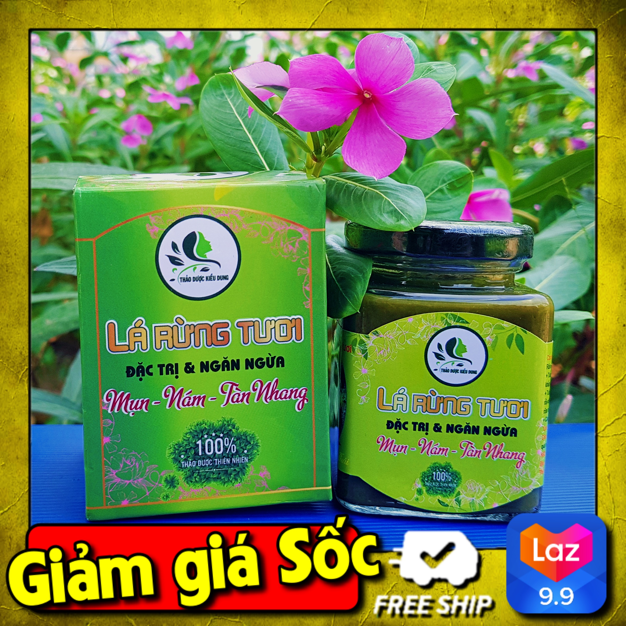 Lá rừng dân tộc đánh tan mụn,nám,tàn nhang