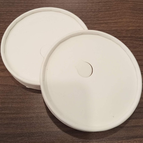 Nắp giấy đậy ly - Lốc 25 nắp trơn