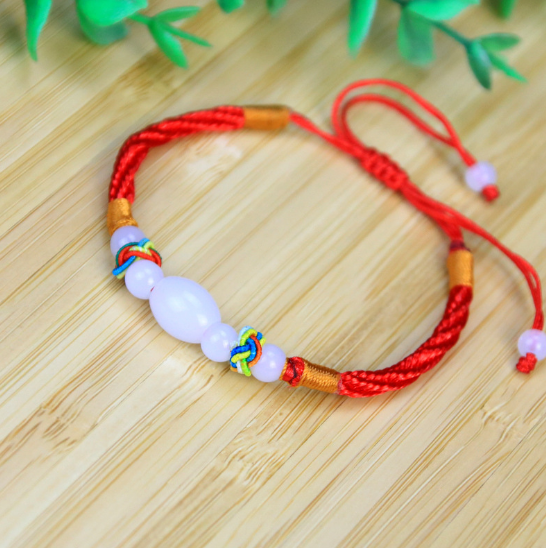 Vòng Tay EBI Charm Chỉ Màu Ngũ Sắc Dây Rút Đỏ May Mắn Bình An