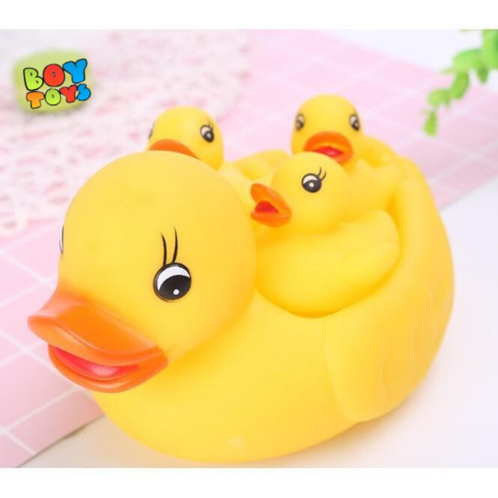 Bộ đồ chơi đàn vịt thả bồn tắm đáng yêu, thú vị cho bé