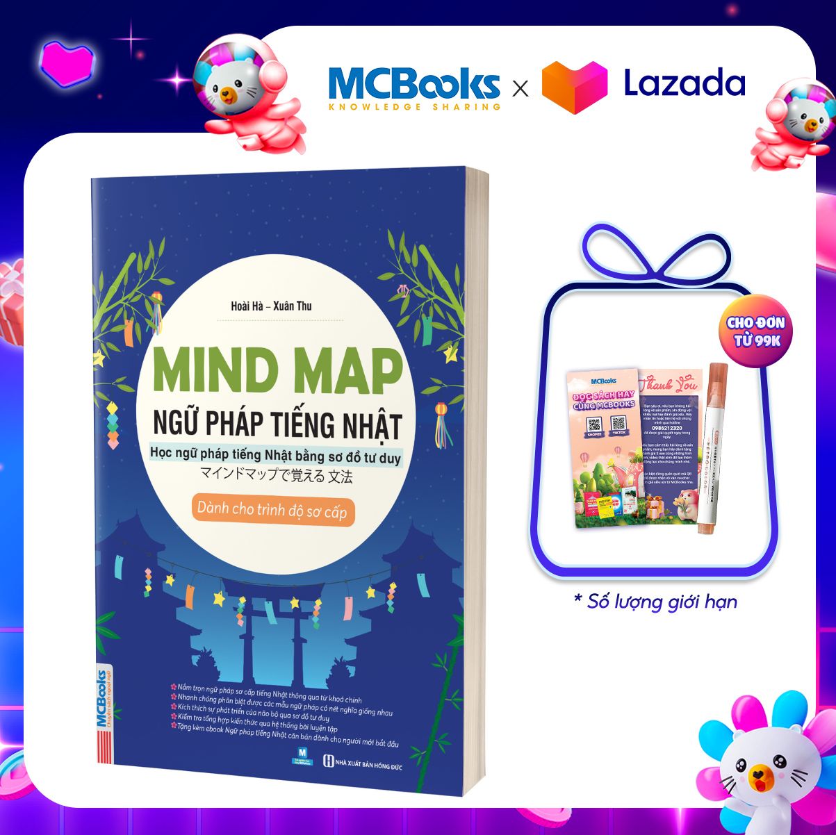 Mindmap Ngữ pháp tiếng Nhật - Học ngữ pháp tiếng Nhật bằng sơ đồ tư duy - Dành cho trình độ sơ cấp