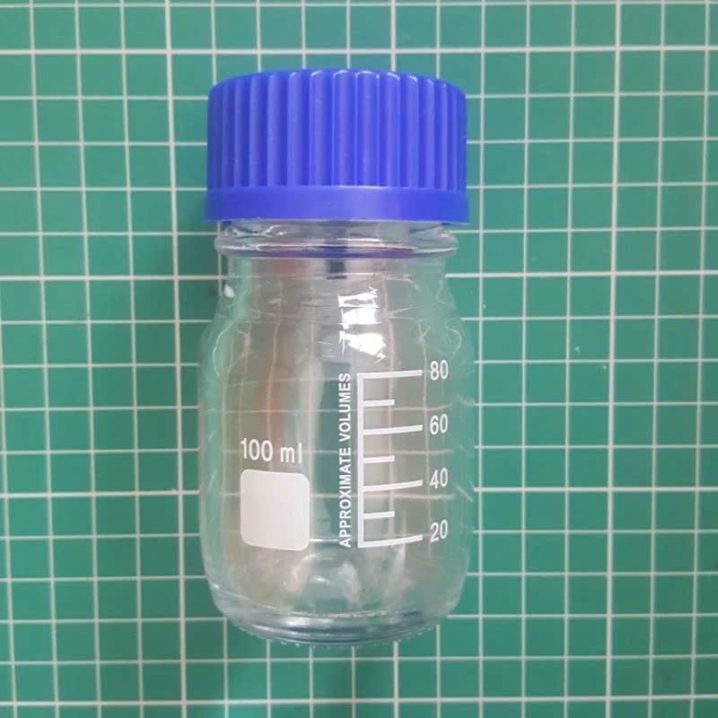 [CHAI ĐỰNG HÓA CHẤT] CHAI TRẮNG NẮP VẶN XANH CHIA VẠCH
