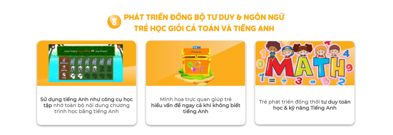 Monkey Math 6 THÁNG - Toán tiếng Anh cho trẻ (Không WORKBOOKS)