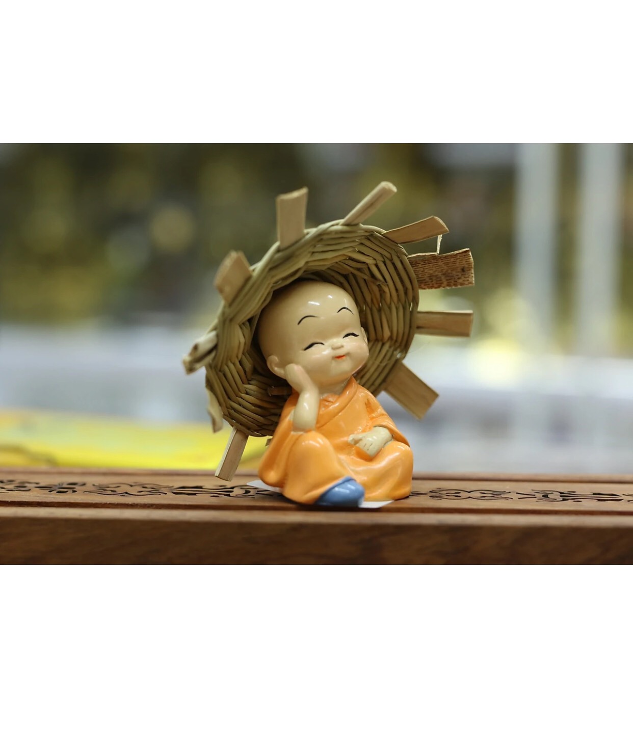 bộ tượng tứ không đội nón rơm