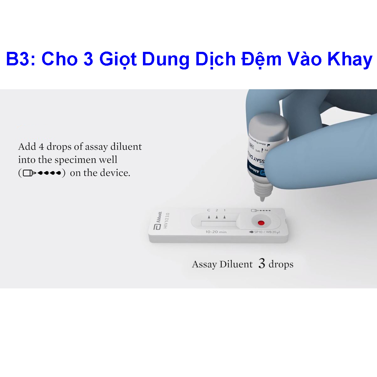 Test Nhanh HIV 1/2 ABBOTT BIOLINE Hàn Quốc