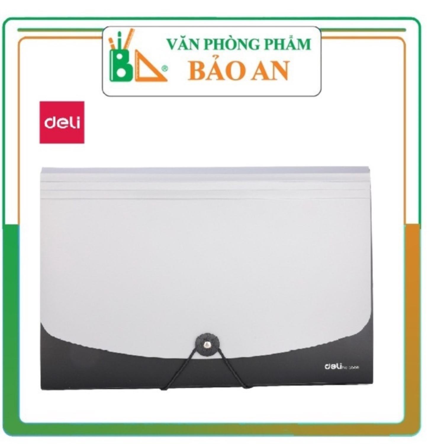 Cặp tài liệu 12 ngăn deli 5558