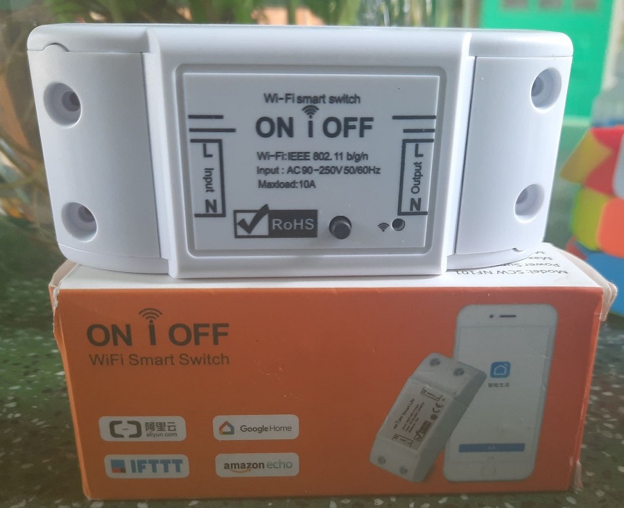 Công tắc wifi công tắc điều khiển từ xa qua mạng wifi nf101
