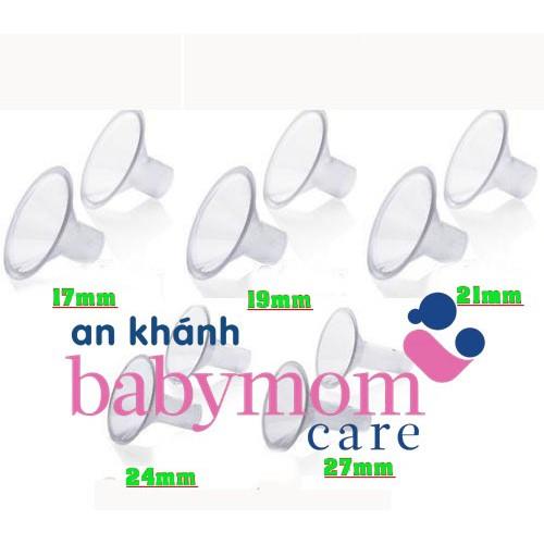 Phễu máy hút sữa đủ size thanh lý - Dùng cho máy medela