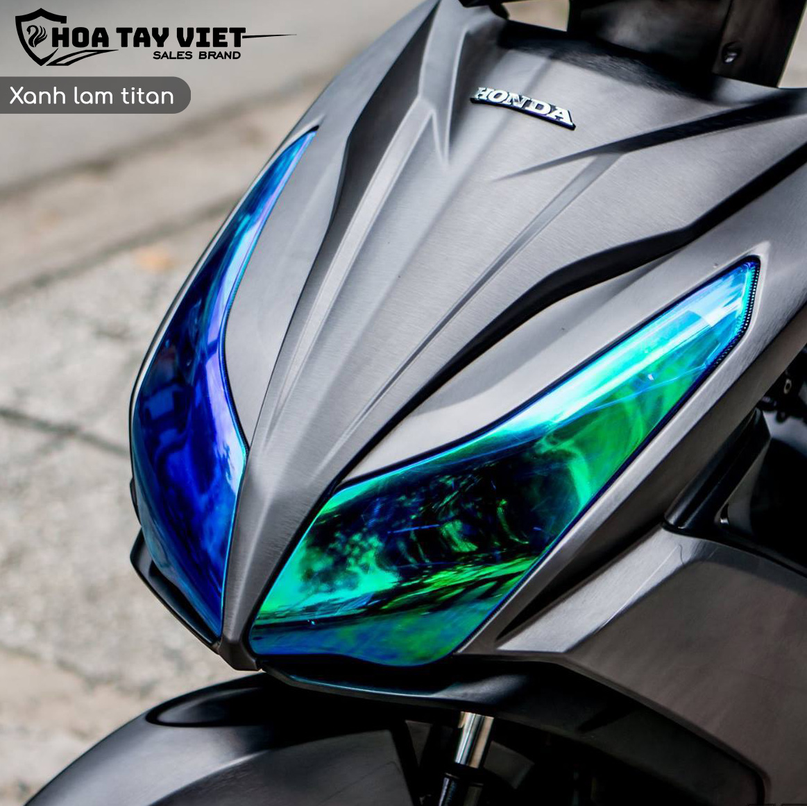 [1 cặp] Decal TITAN CHÓA ĐÈN  Airblade 2013 - 2015 trang trí AB 2013 - 2015