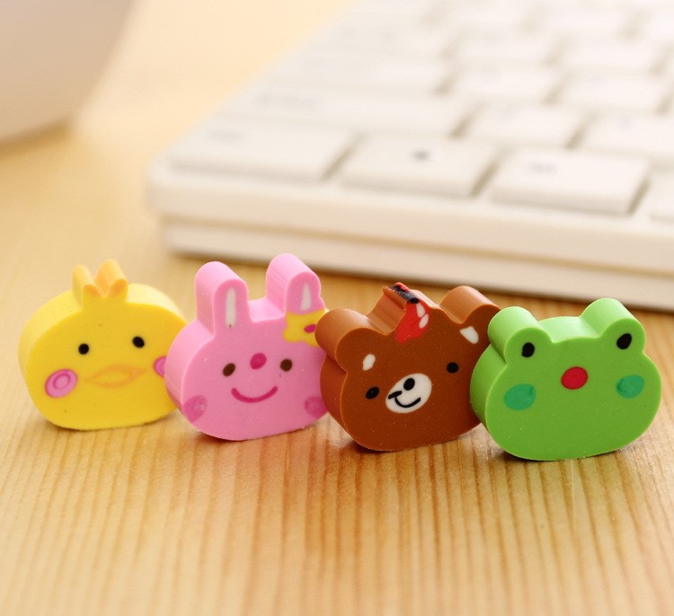 Set 2 tẩy hình con vật dễ thương