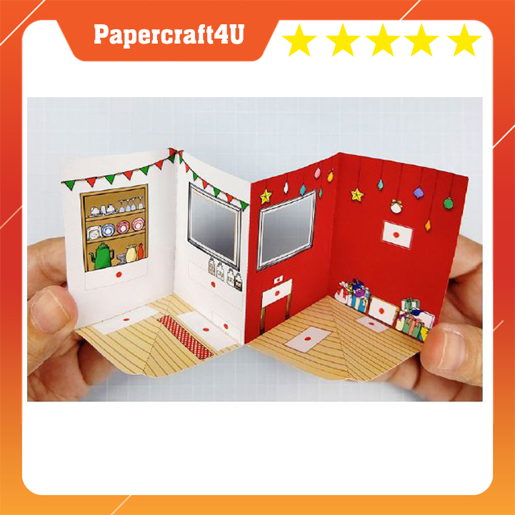 Mô hình giấy Giáng sinh  Kì nghĩ Noel