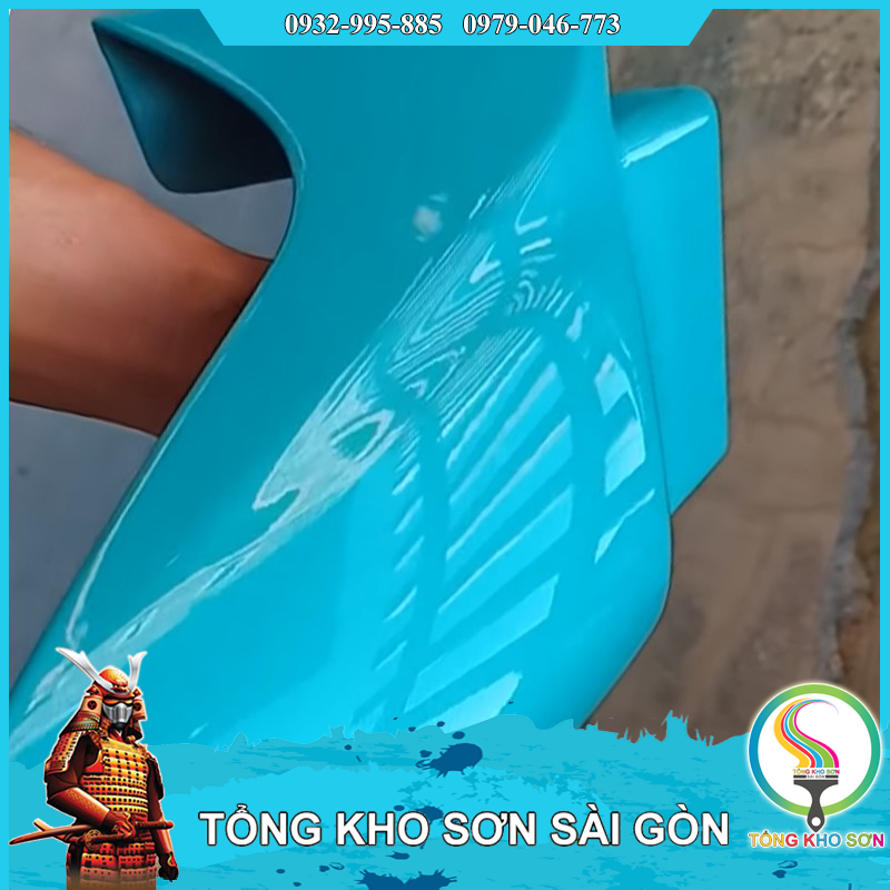 Bình xịt sơn Samurai màu xanh da trời 312