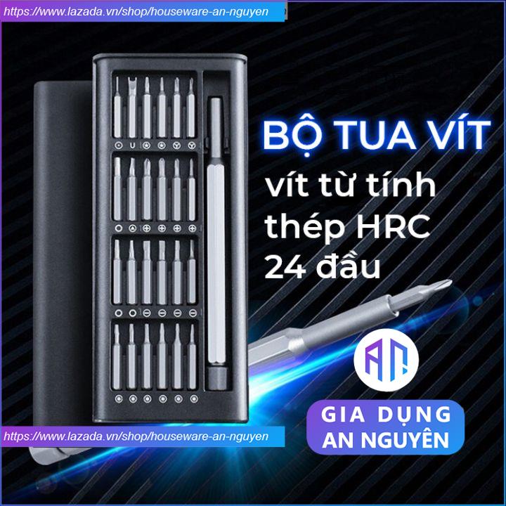 Bộ tua vít đa năng mini 24 đầu chất liệu thép từ tính cao cấp sửa chữa máy móc, điện tử cỡ nhỏ