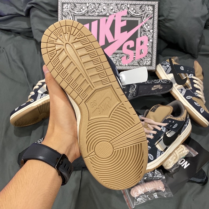 GIÀY SB.DUNK TRAVIS COT LAI AU [ FULL BOX + FREE SHIP ]