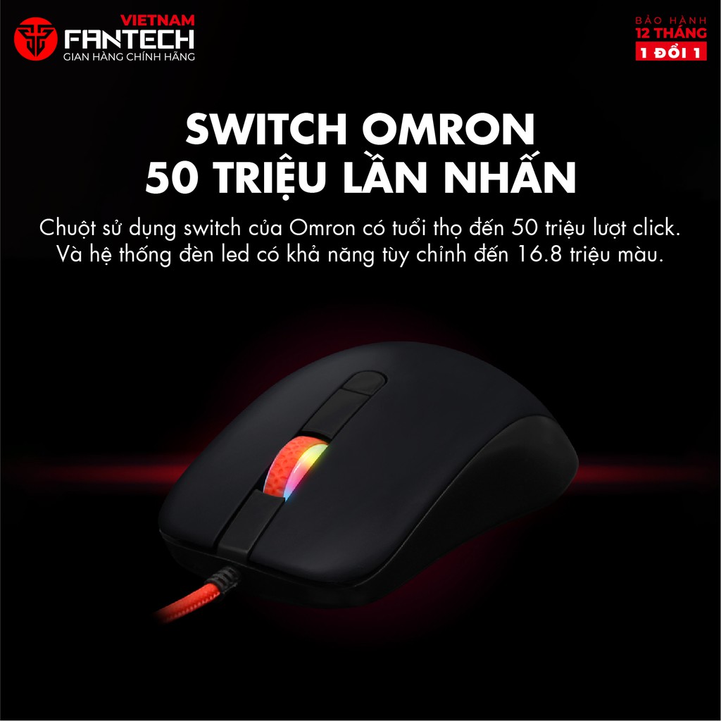 Chuột Gaming Có dây Fantech G10 RHASTA
