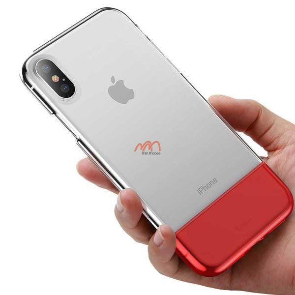 Ốp lưng iphone X Xs hiệu Baseus soft and hard case