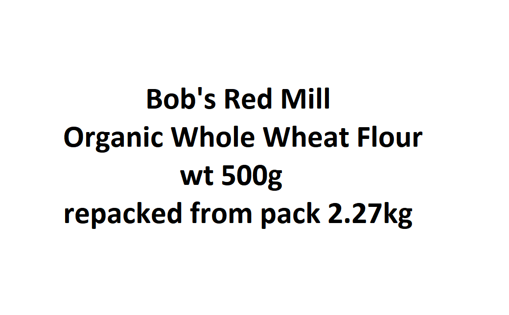 Bob's Red Mill Organic Whole Wheat Flour