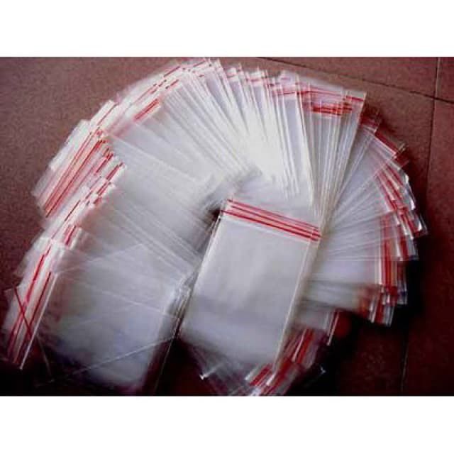 1 kg Túi Zip Chỉ Đỏ