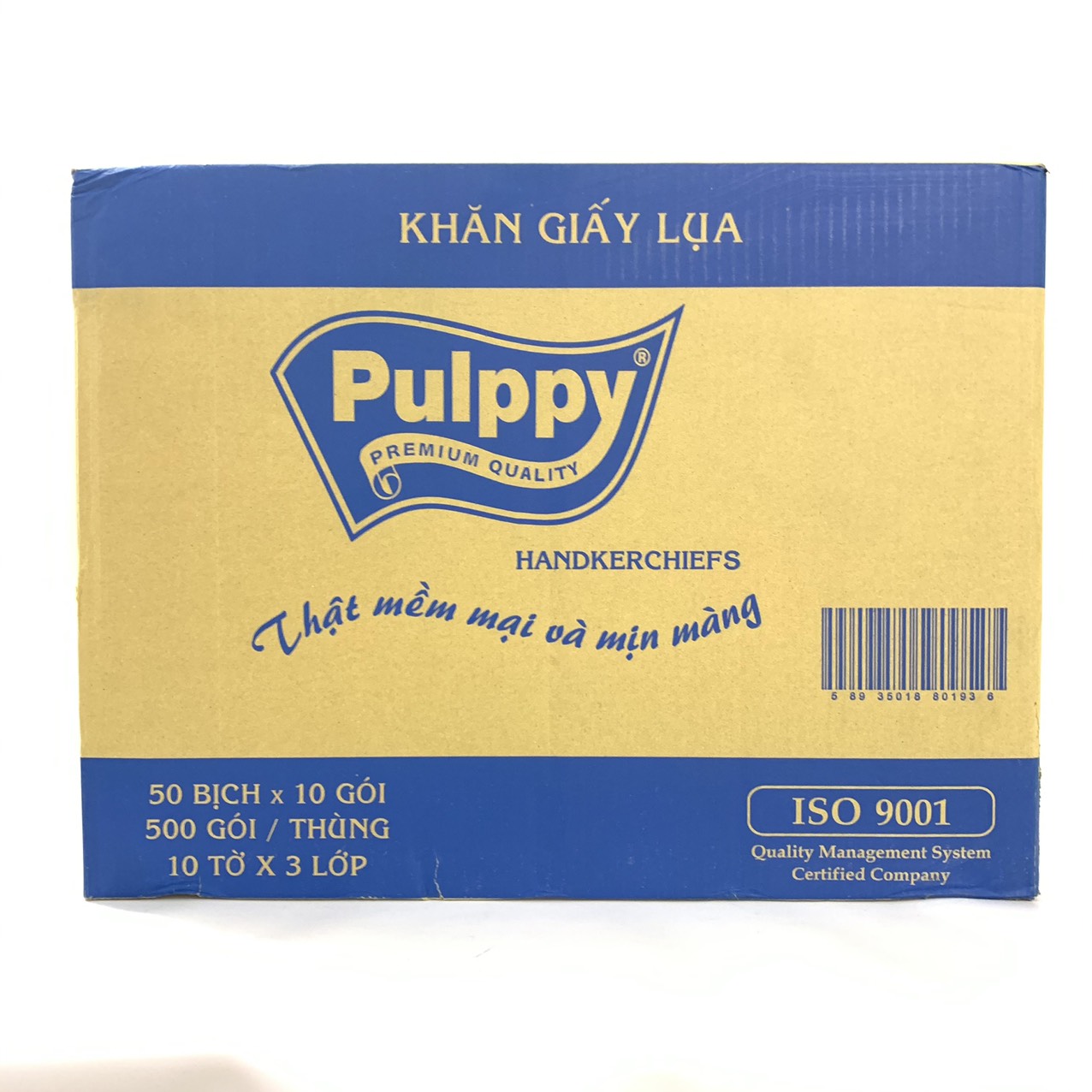 [LOẠI 1] LỐC 10 GÓI PULPPY BỎ TÚI - KHĂN GIẤY LỤA PULPPY