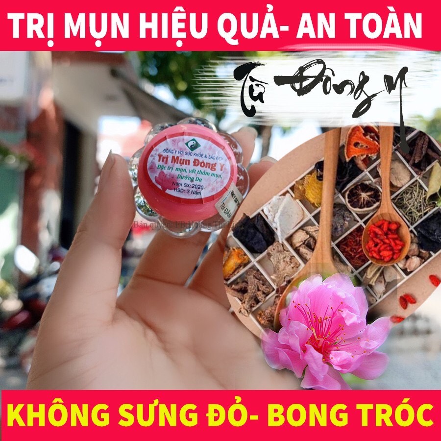 Combo 2 lọ kem mụn đông y Hoa Đào